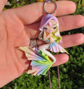 Colar sereia unicórnio em fimo, argila polimérica