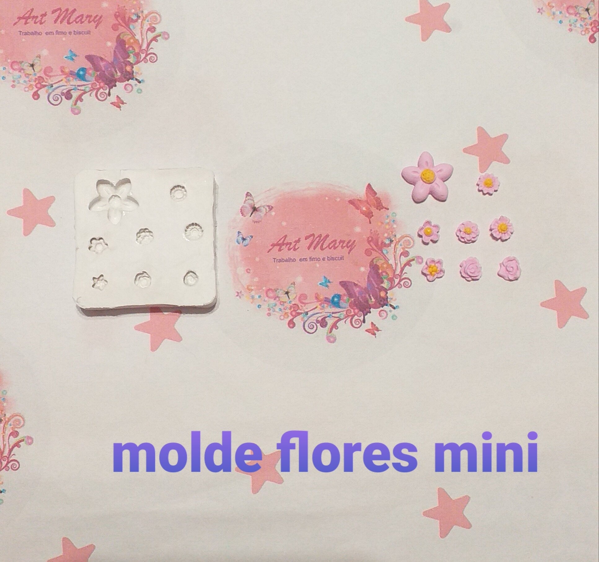 Mini molde de flor