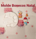 Molde de bonecas de natal