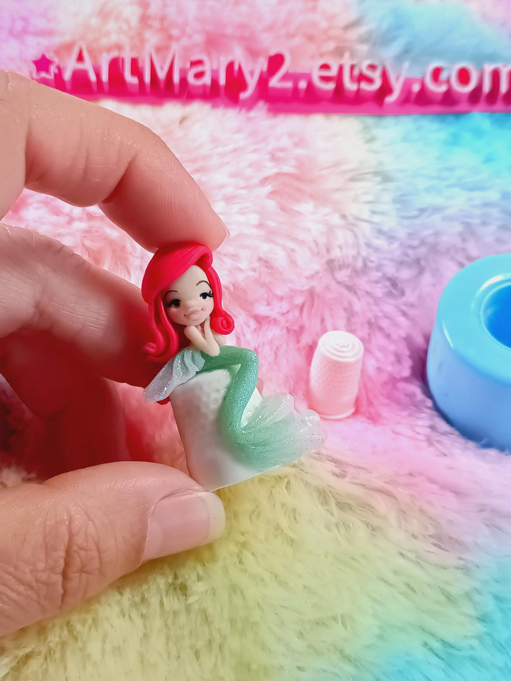 Molde dedal para argila de polímero, fimo