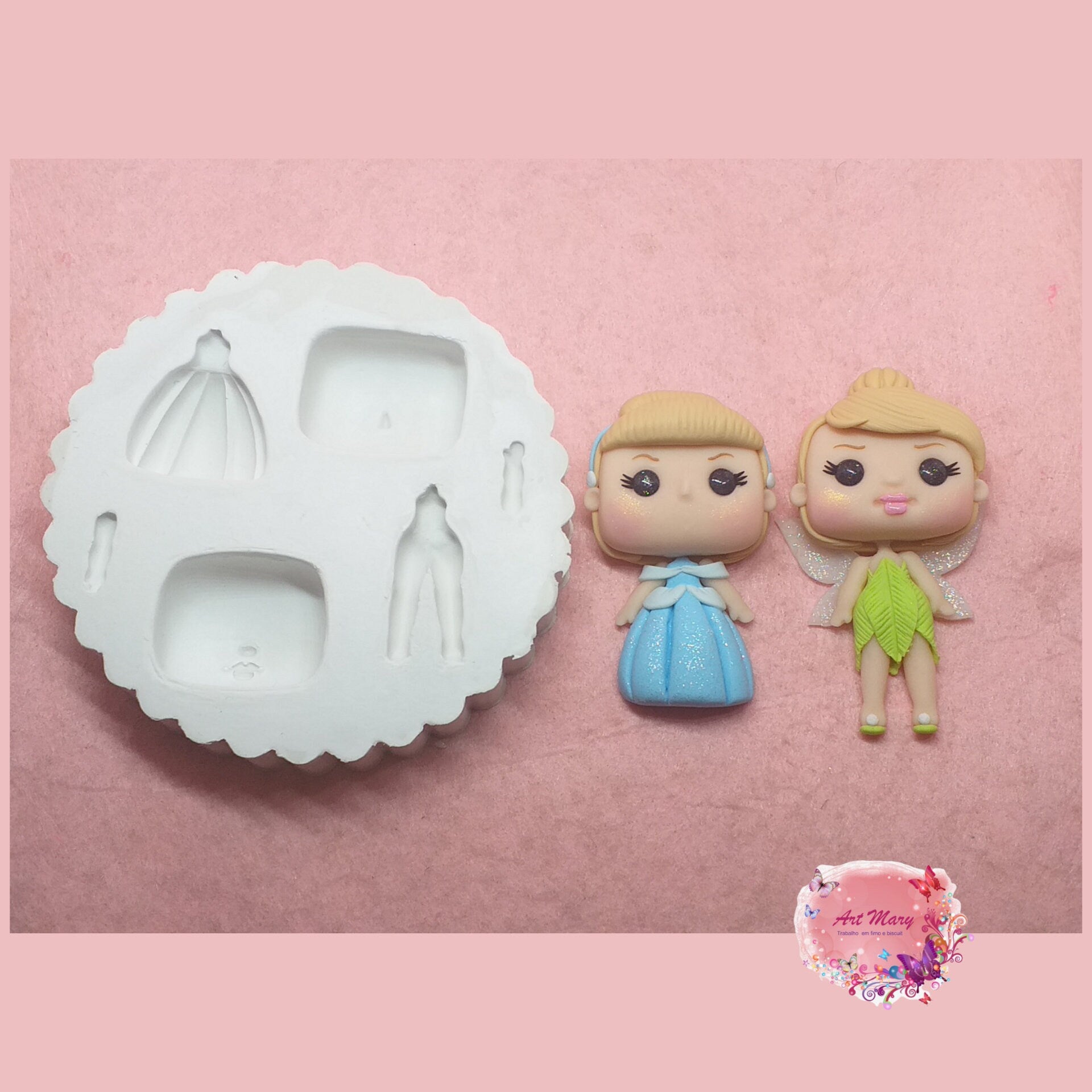 Molde Funko Pop para argila polimérica, Fimo
