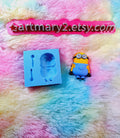 Molde dos Minions + Pacote de Olhos Resinados - Crie com Polymer Clay, Biscuit e Mais!