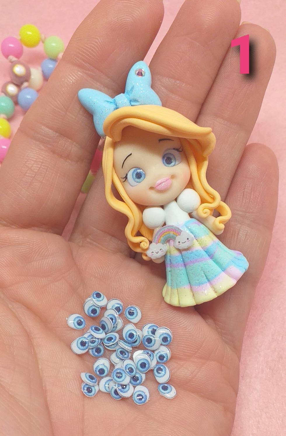 olhos para bonecos fimo, biscoito..