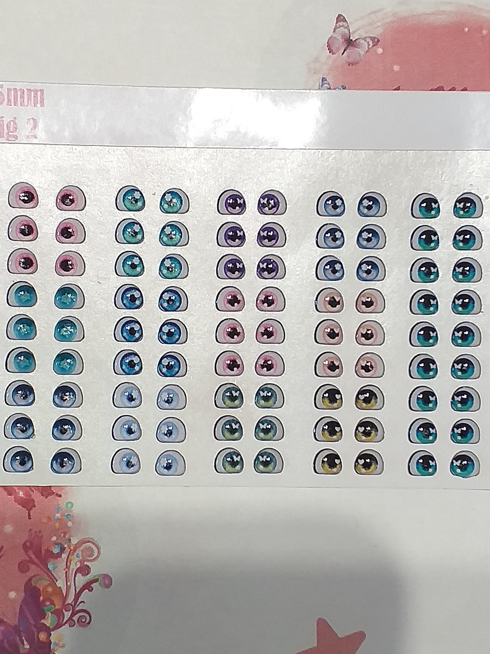 olhos para bonecos fimo, biscoito..