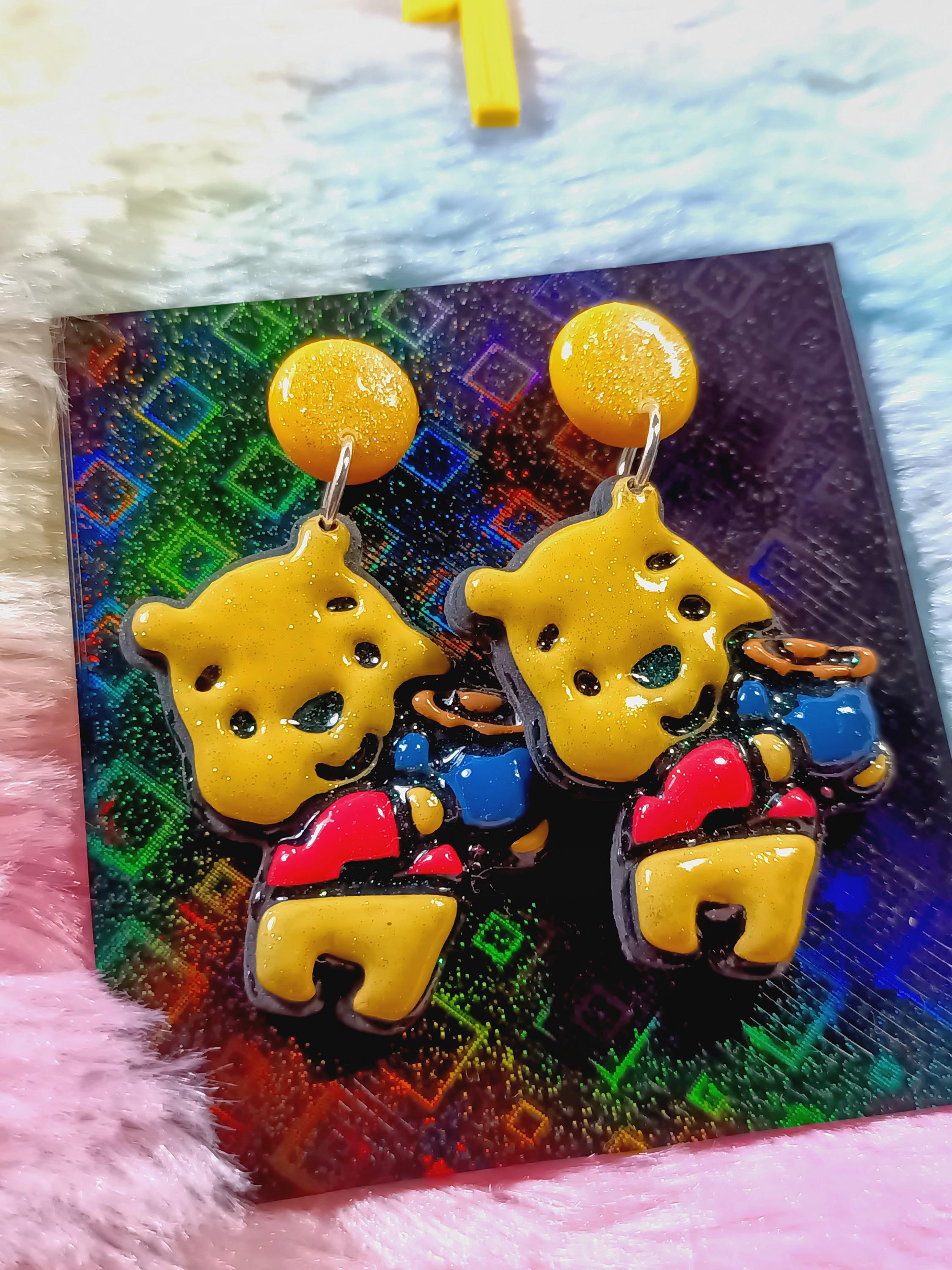 Brincos Exclusivos em Polymer Clay & Resina – Escolha pelo Número!