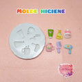 molde higiênico de silicone para argila polimérica, fimo