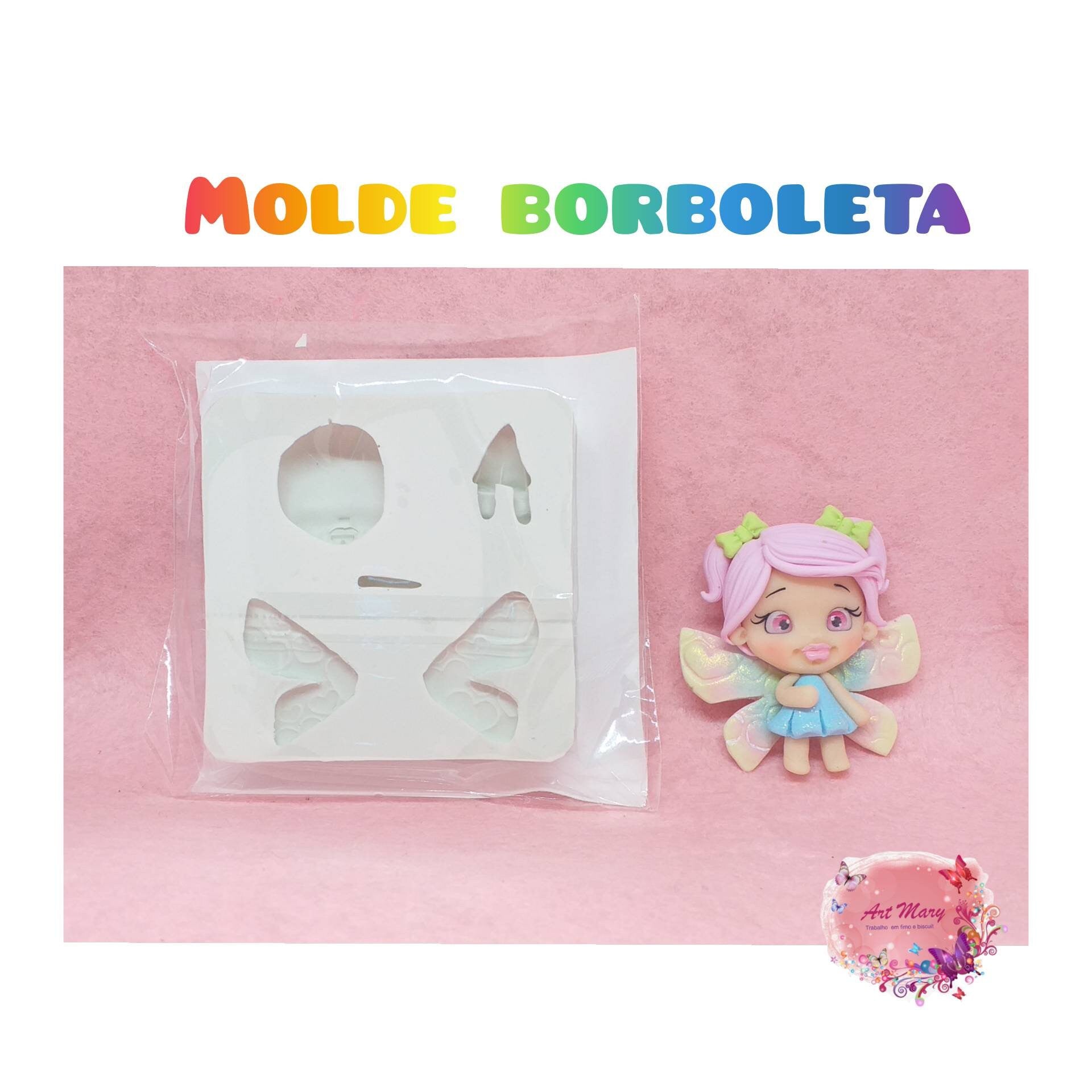 molde de borboleta