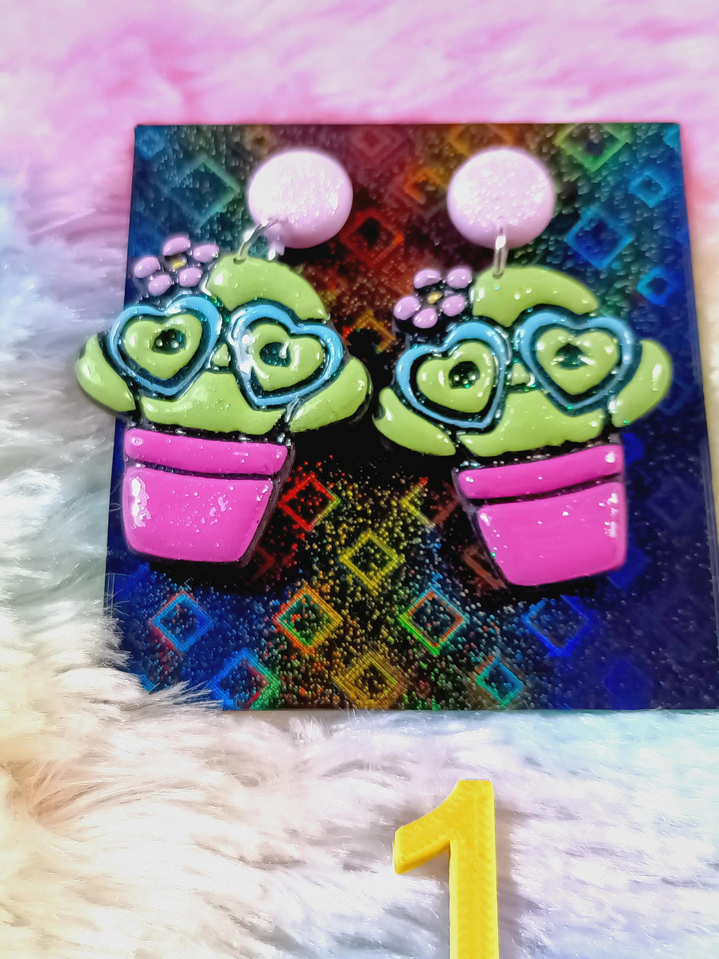 Brincos Exclusivos em Polymer Clay & Resina – Escolha pelo Número!