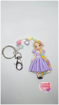 Porta chaves Rapunzel em argila polimérica