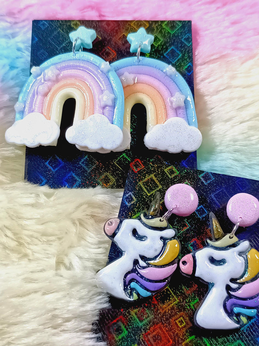 Brincos Exclusivos em Polymer Clay & Resina – Escolha pelo Número!