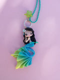 Fimo azul sereia, argila polimérica