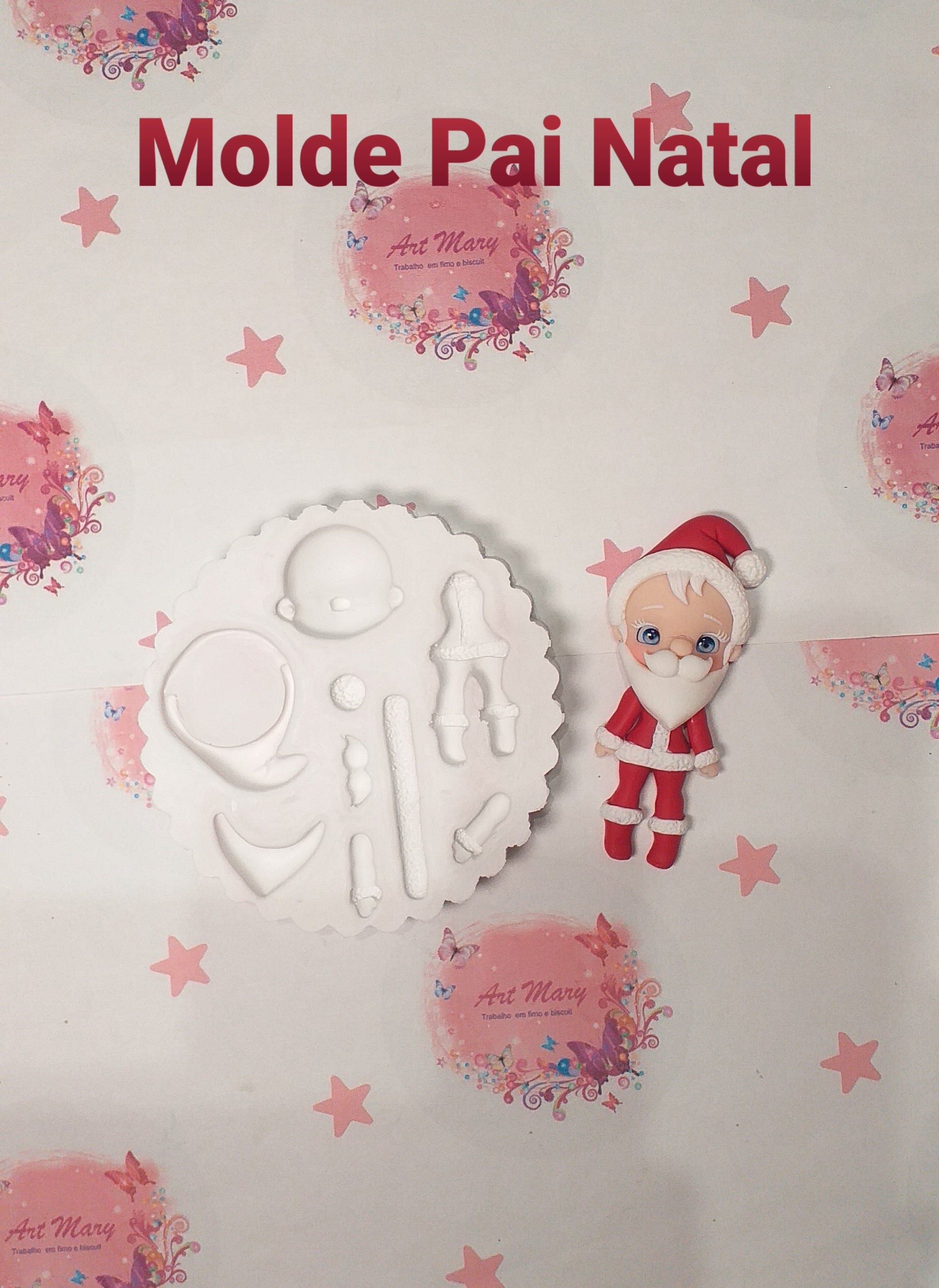 Molde de Papai Noel