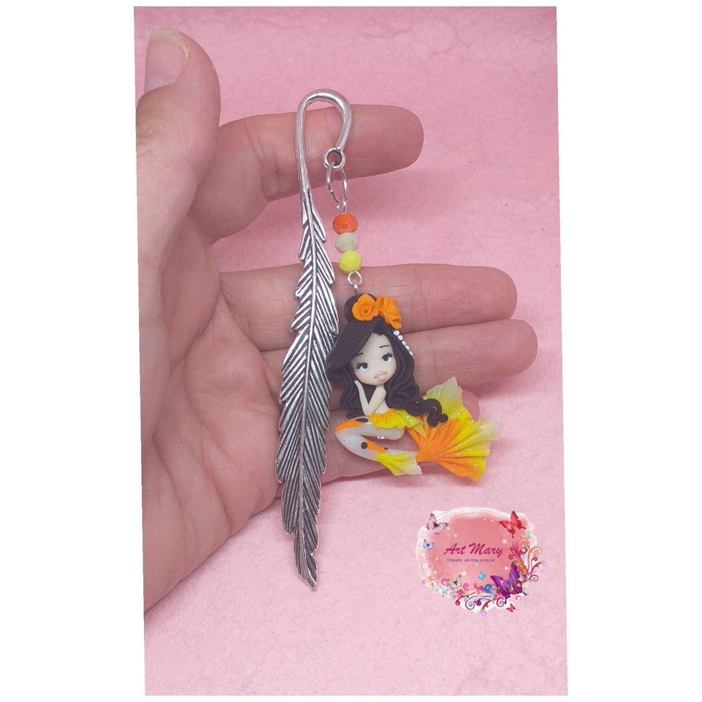 marcador com sereia koi