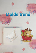 Molde de trenó para fimo, argila de polímero
