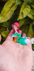 estatueta de argila polimérica ariel, fimo