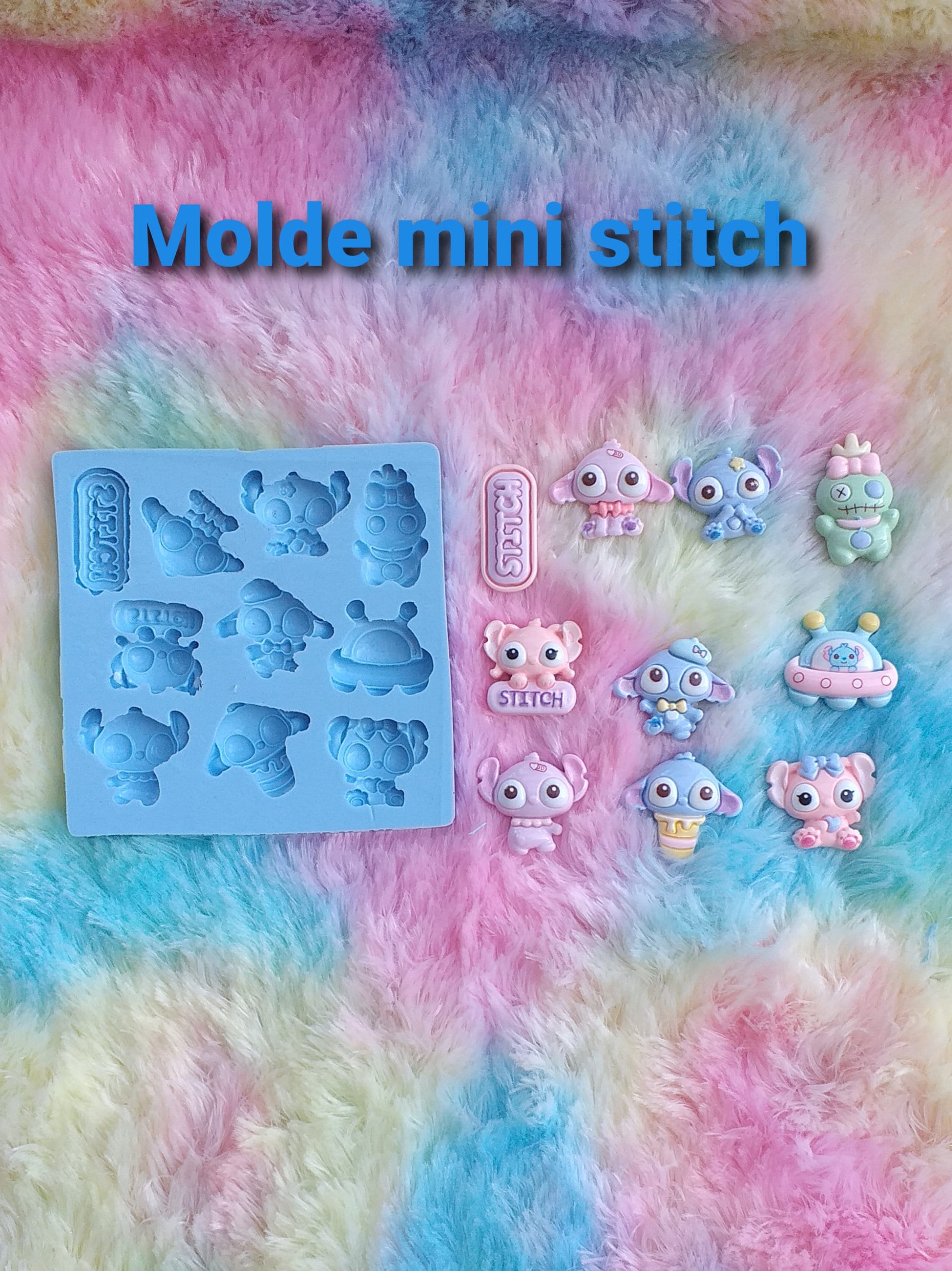 Molde de Silicone com Vários Pontos - Crie até 10 Peças de 3,5 cm!