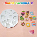 molde de doces 2 para argila de polímero, fimo