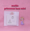 mini molde de princesa de luxo
