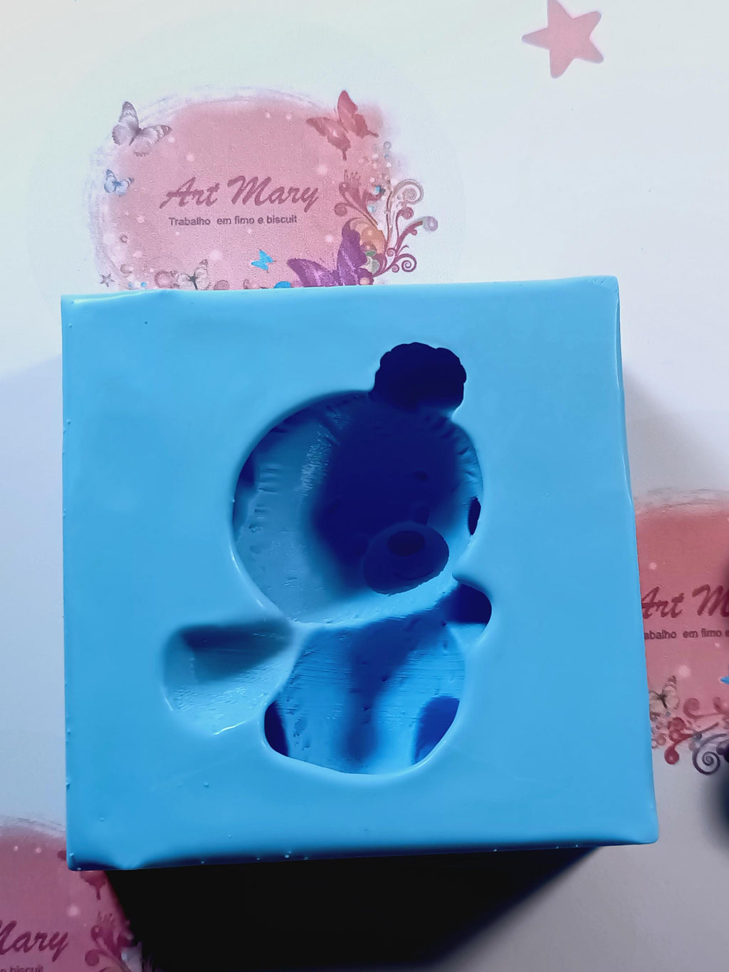 Molde urso para fimo, argila polimérica