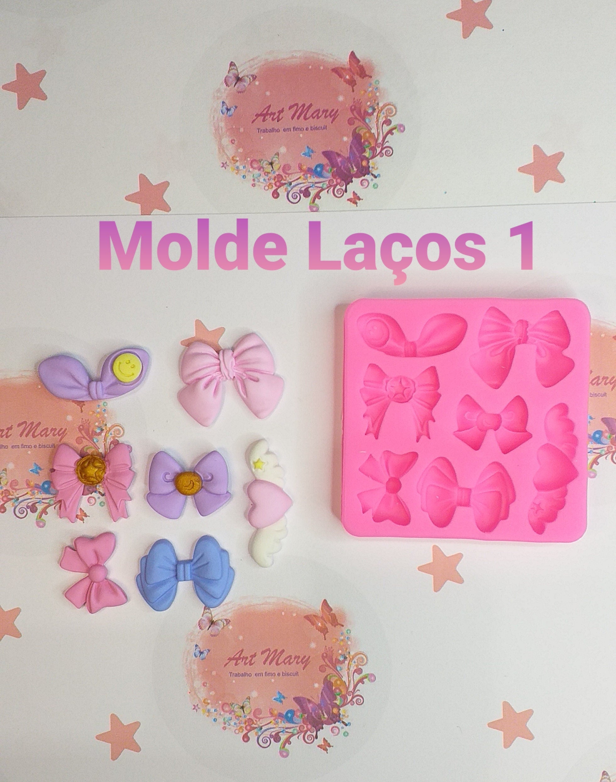 1 moldes de arco para Fimo, argila polimérica