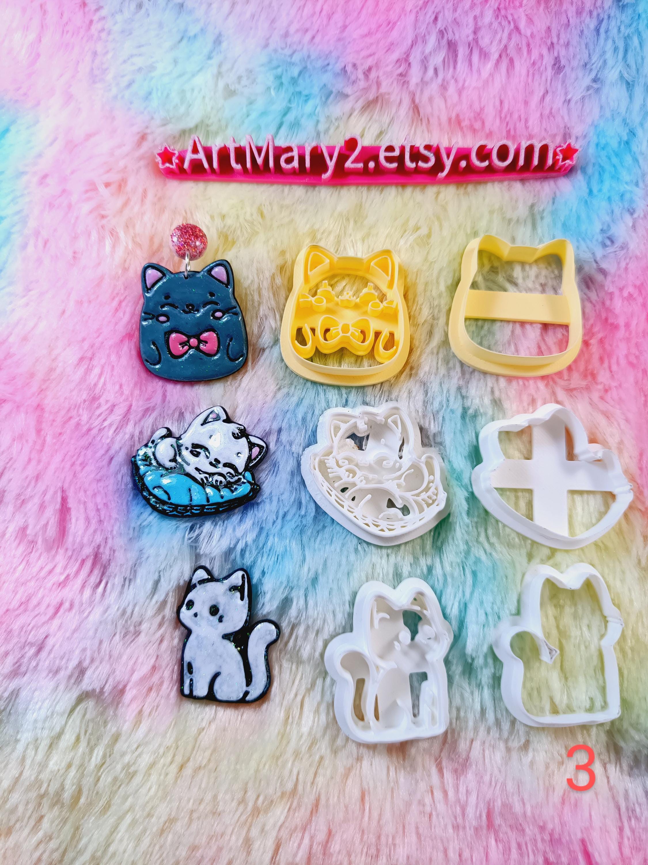 Conjunto de Cortantes 4 cm — Para Polymer Clay, Fimo, Pasta de Açúcar e Chocolate