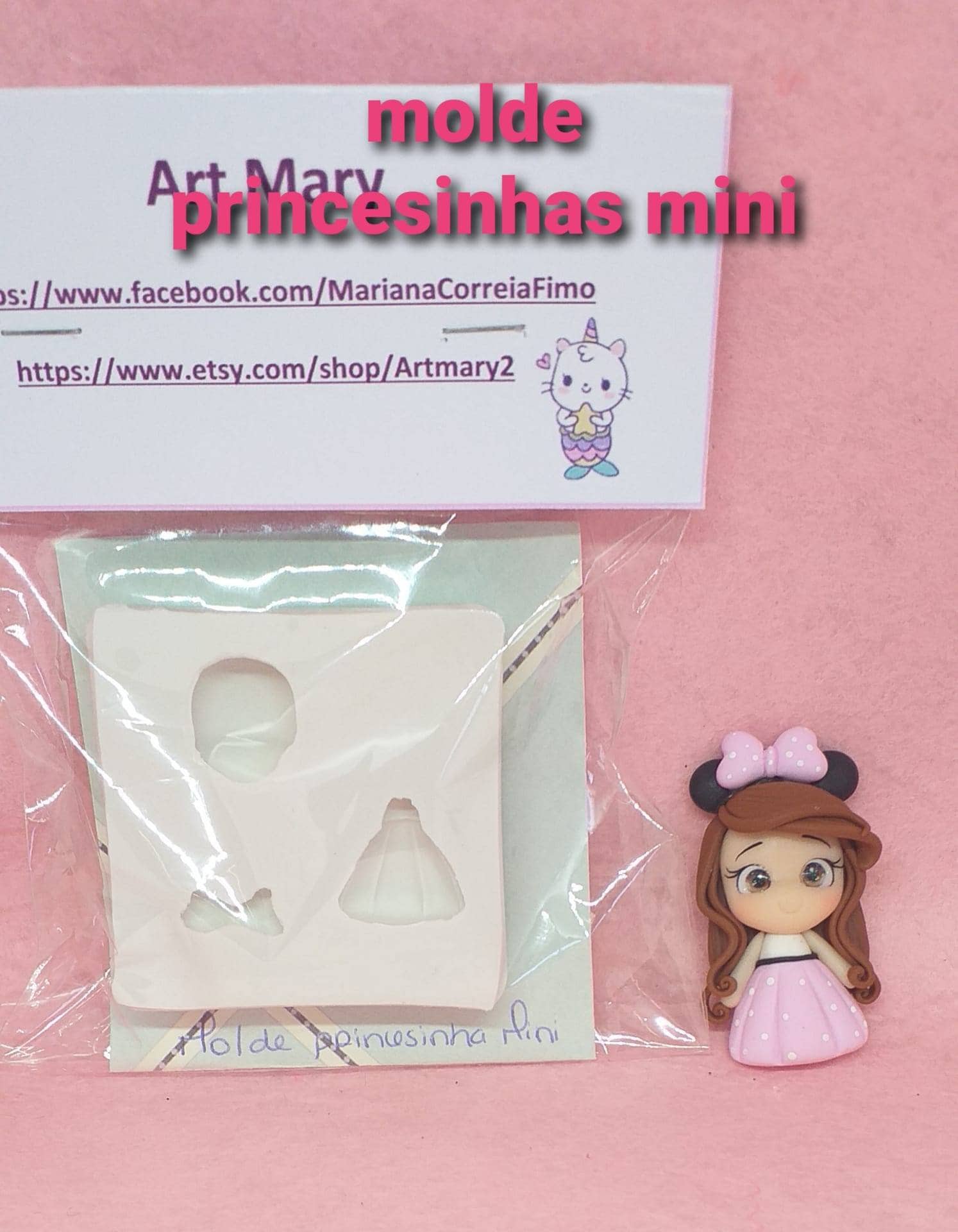 molde mini princesa