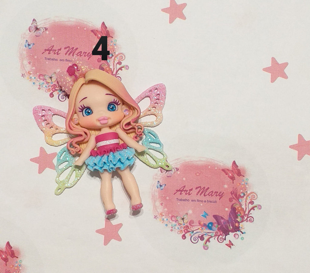 Charm Barbie em Fimo, cerâmica plástica