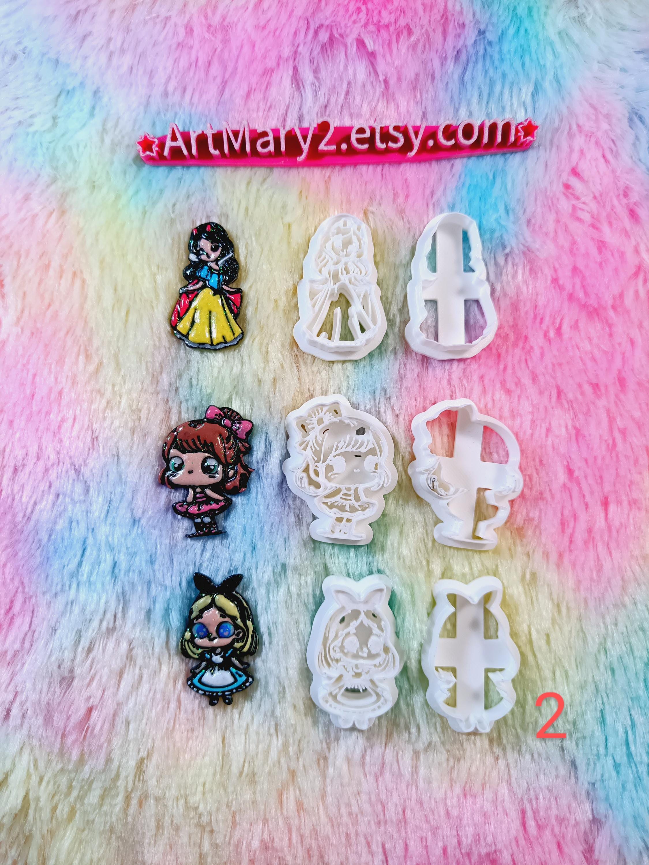 Conjunto de Cortantes 4 cm — Para Polymer Clay, Fimo, Pasta de Açúcar e Chocolate