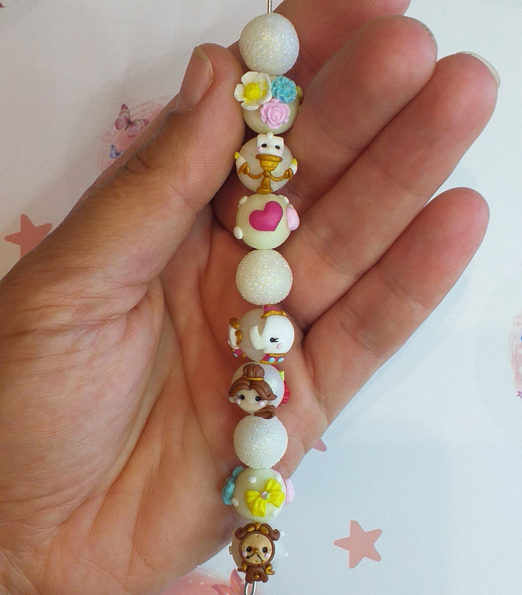 Pendurante da Bela para espelhos do carro em argila polimérica, fimo
