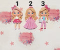 Charm Barbie em Fimo, cerâmica plástica