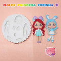 molde de princesa fofa 3