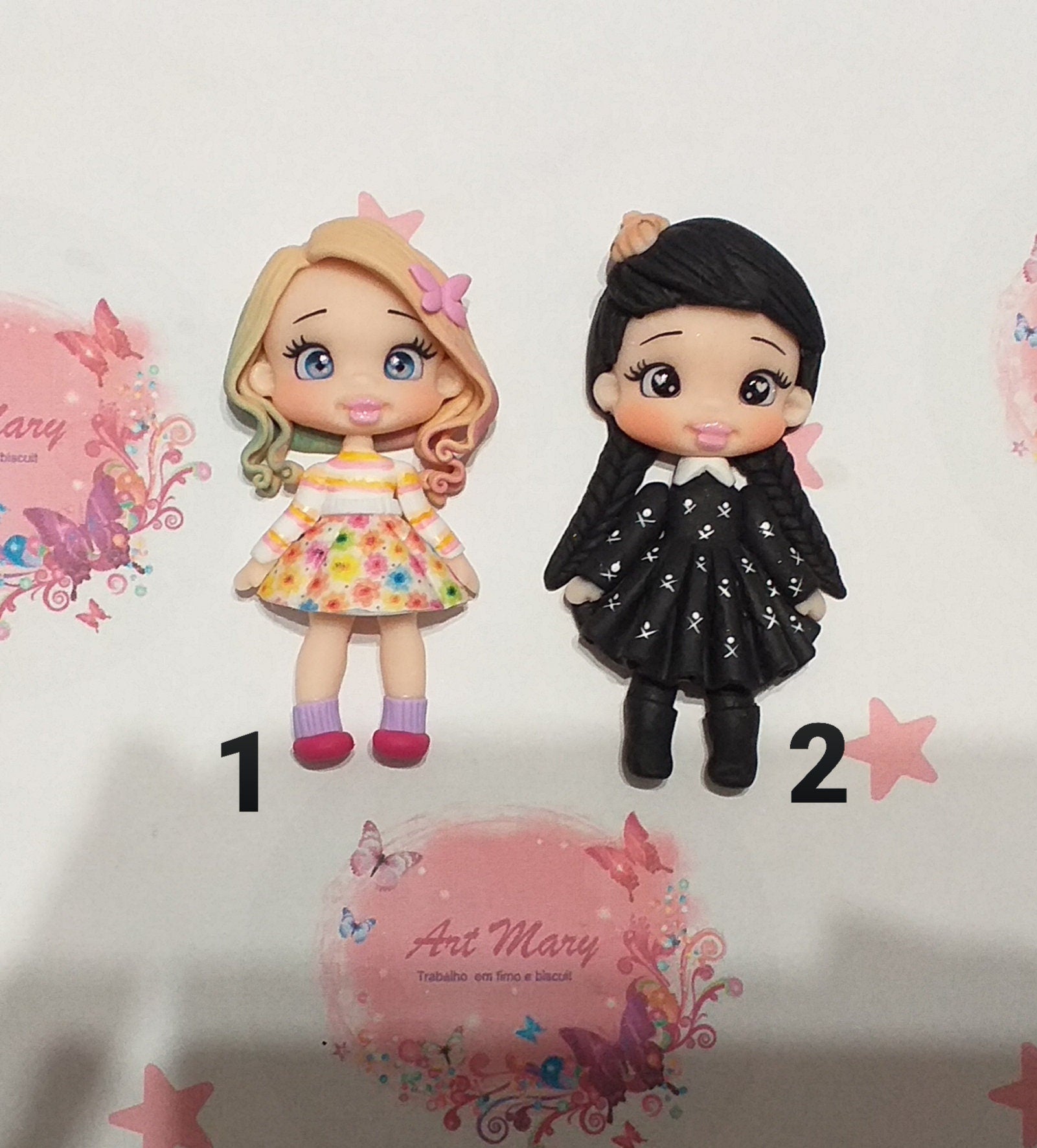 charms um fimo, argila polimérica