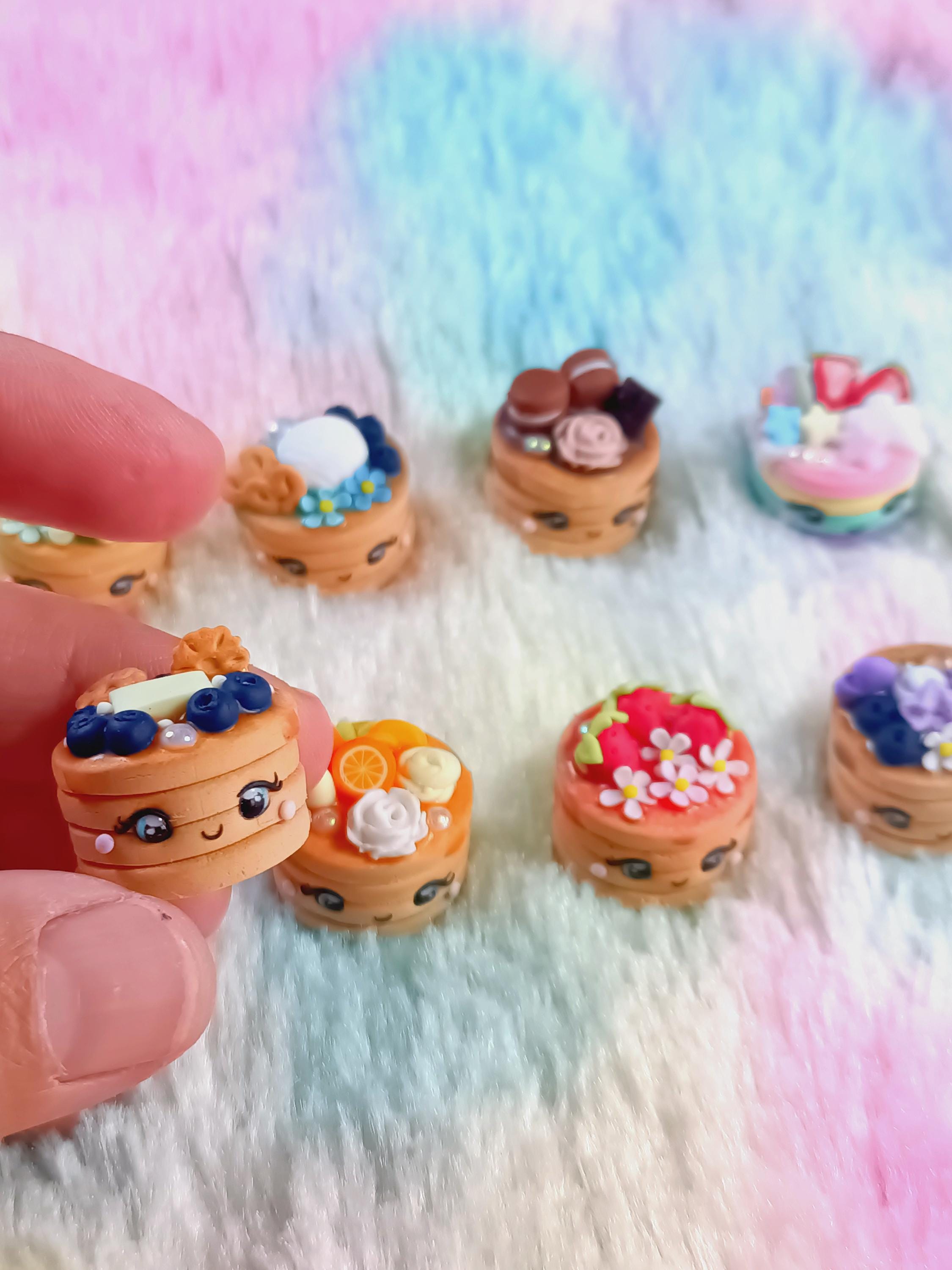 Mini Panquecas Kawaii em Polymer clay