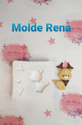 Molde de rena para fimo, argila de polímero
