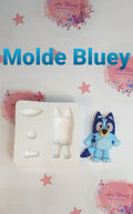 molde bluey para fimo, argila de polímero