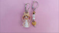 Brincos Sailor Moon fimo, argila polimérica