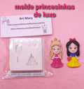 Molde de princesa de luxo