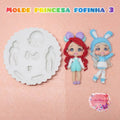 molde de princesa fofa 3