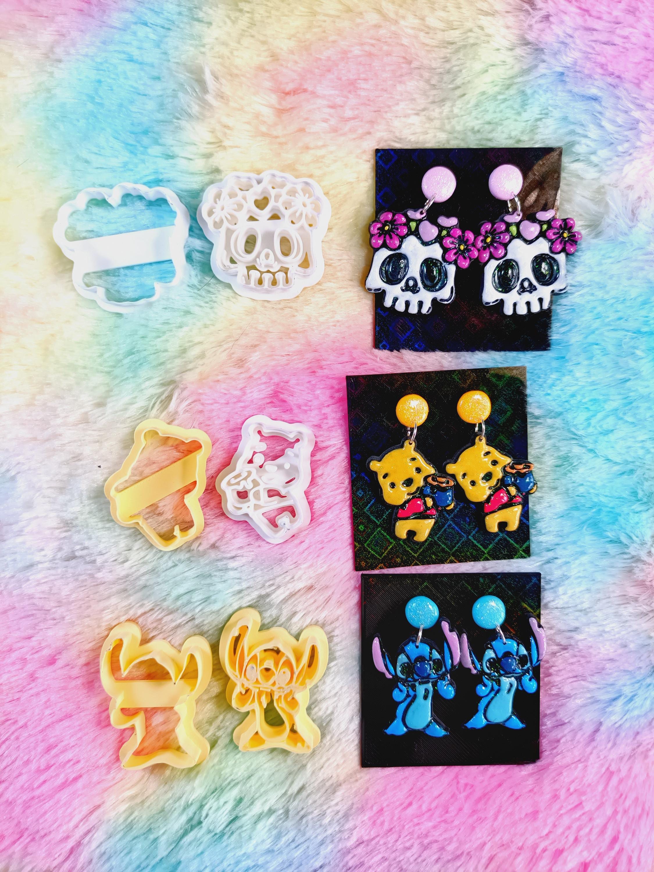 Conjunto de Cortantes 4 cm — Para Polymer Clay, Fimo, Pasta de Açúcar e Chocolate