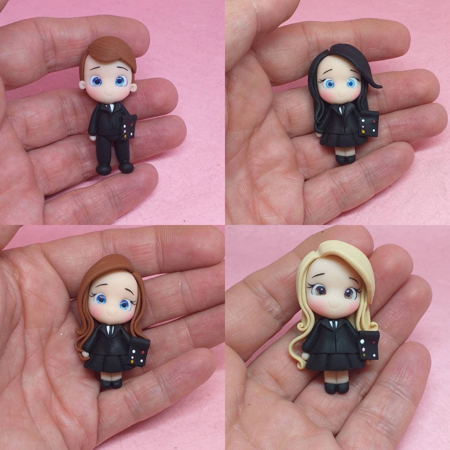Pendentes em fimo, argila polimérica