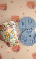 Molde boneca russa para argila de polímero, fimo