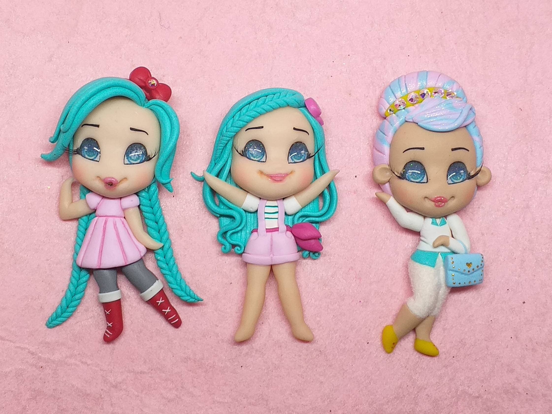 Charms um fimo, argila polimérica