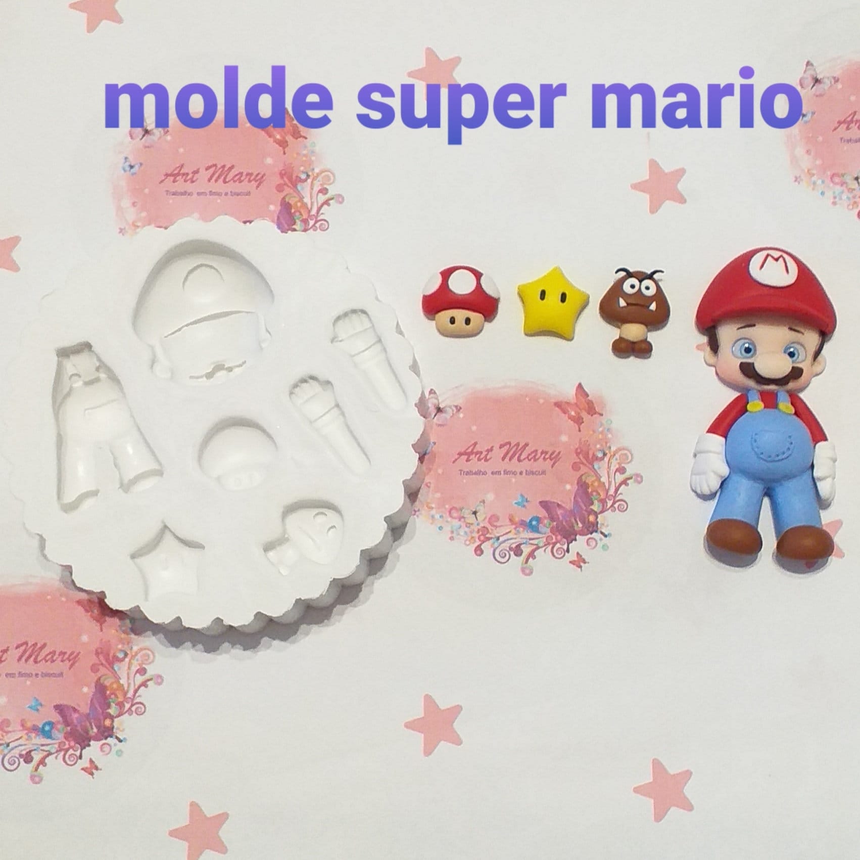 Molde Super Mário