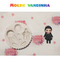 Molde Vandinha para argila polimérica, fimo