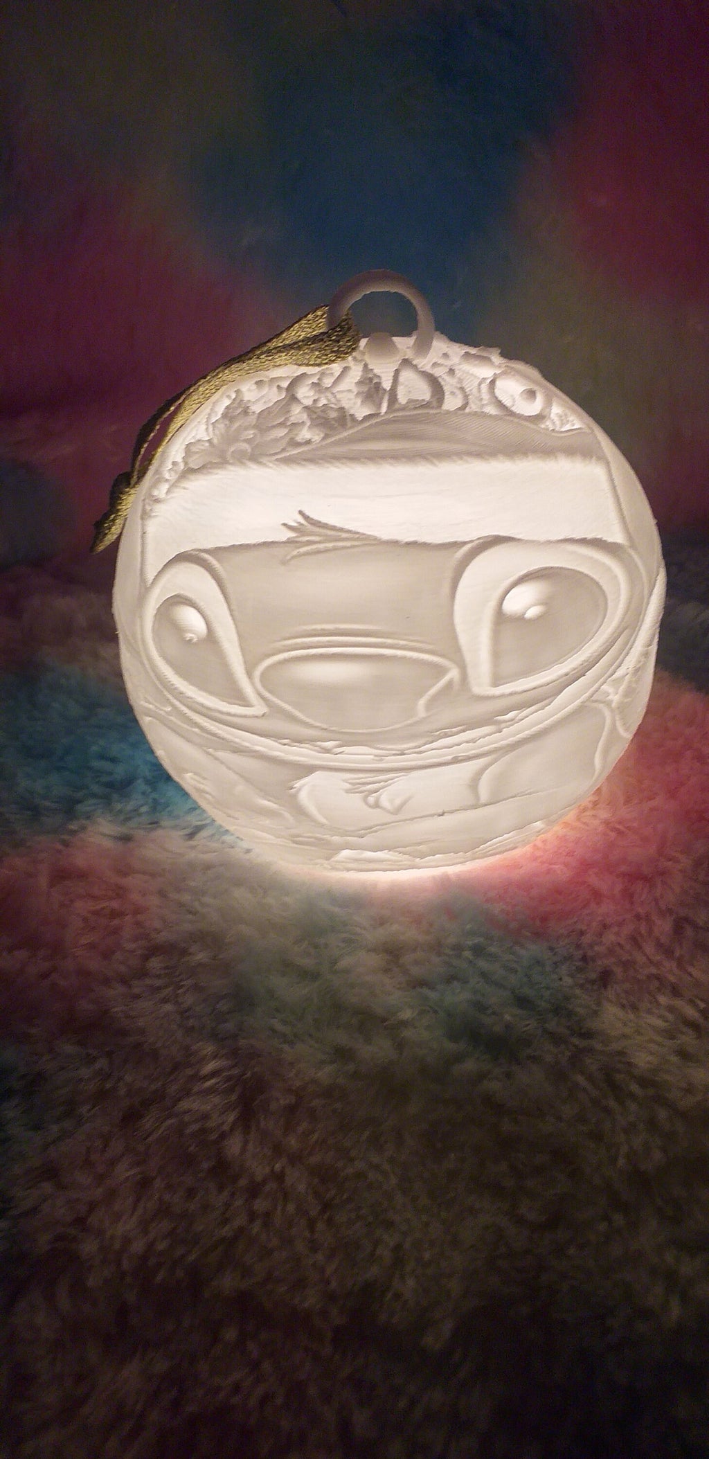 Bola Mágica de Natal Personalizada - Iluminação que encanta!