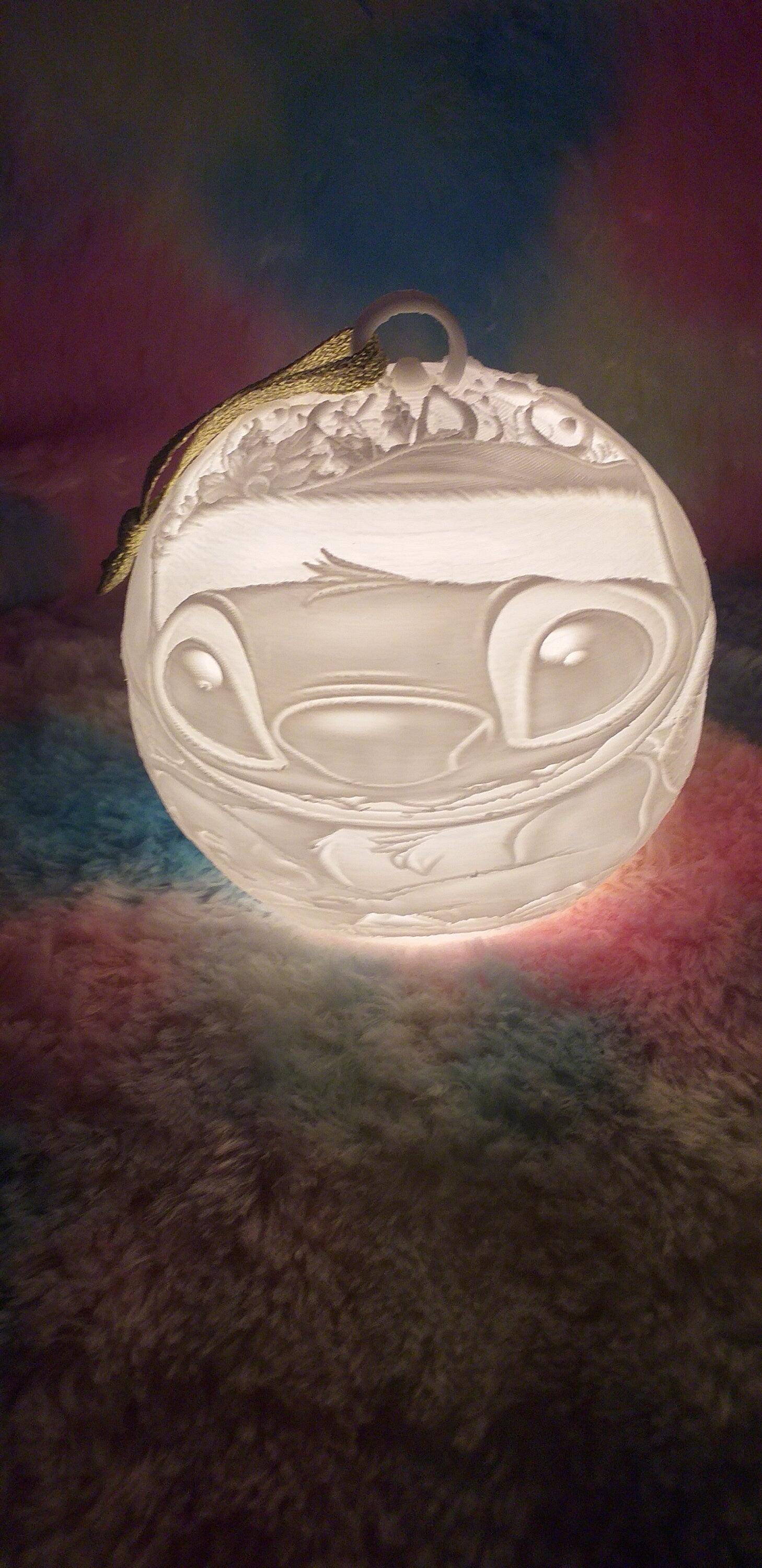 Bola Mágica de Natal Personalizada - Iluminação que encanta!