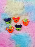 Pack Mickey e Minnie Halloween em fimo, argila de polímero