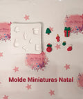 Molde miniatura de natal