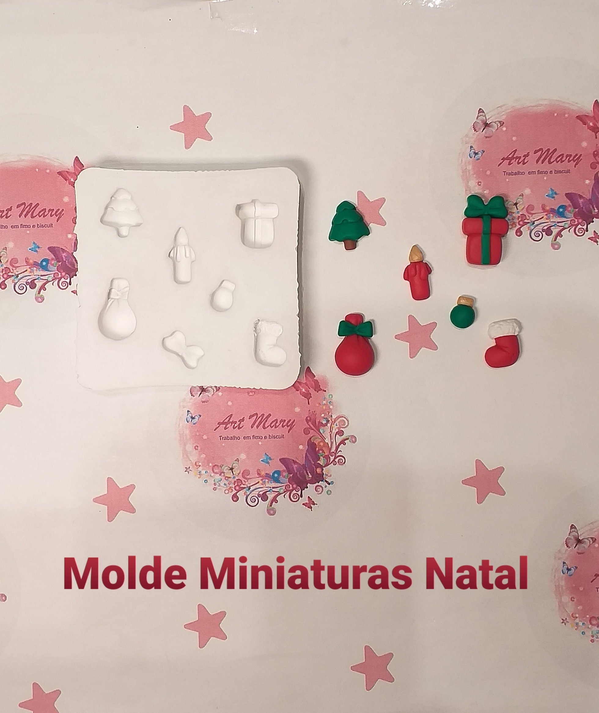 Molde miniatura de natal