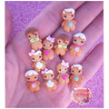 embalar mini bonecos de gengibre em fimo